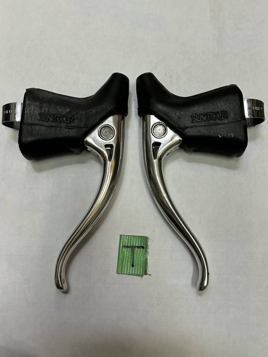 貴重 ビンテージ 初代サンツアー シュパーブ ブレーキレバー ヴィンテージ vintage(画像が全て ベタつきなし)拍卖