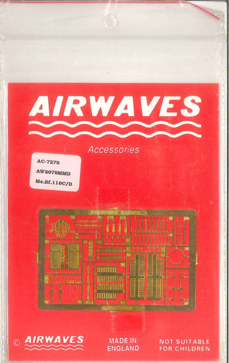 エアウェーブ 72079 1/72 メッサーシュミット Bf110C/D アクセサリーセット拍卖