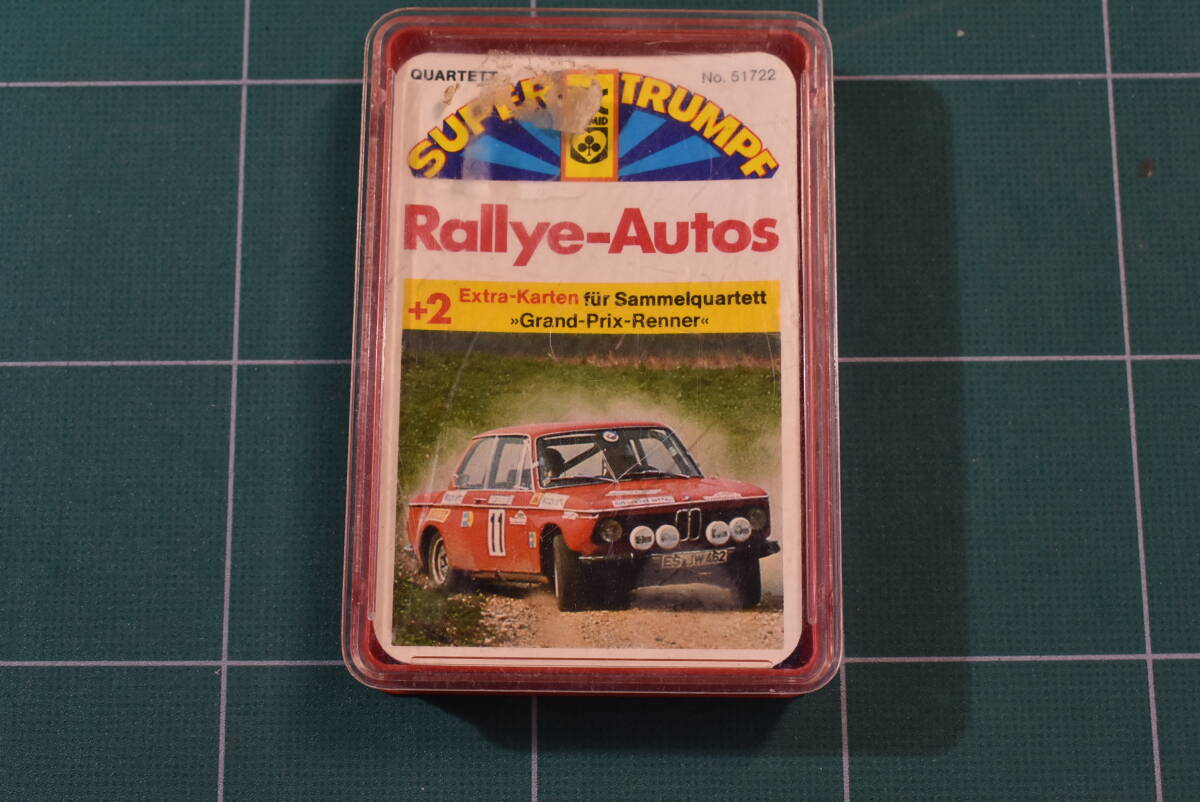 Qm363 vintage quartett fx schmid super trumpf Rally autos cards ヴィンテージ ラリーカー 70年代 旧車 33枚 カード 拍卖