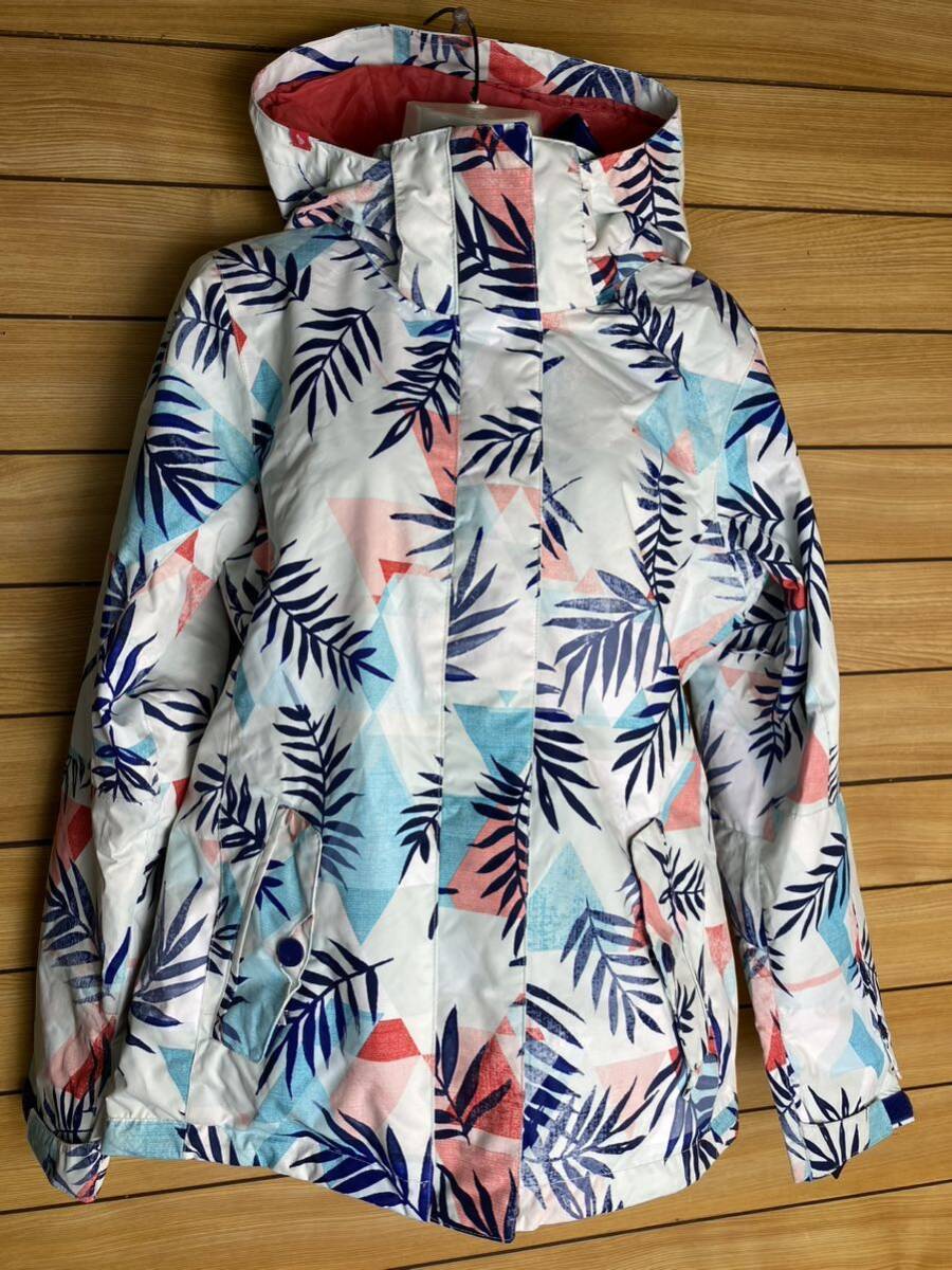 美品! ロキシー Mサイズ スノーボードウェア パウダーガード DRYFLIGHT 防水 透湿 ROXY ジャケット スノボー レディース拍卖