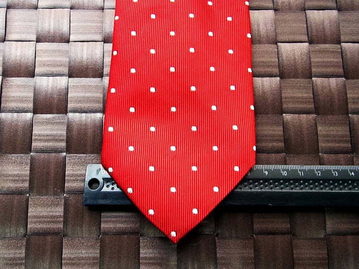 【特選】y0708美品スーツカンパニー「THE SUIT COMPANY」ネクタイ・人気の中細ナロータイ・シルク100%拍卖