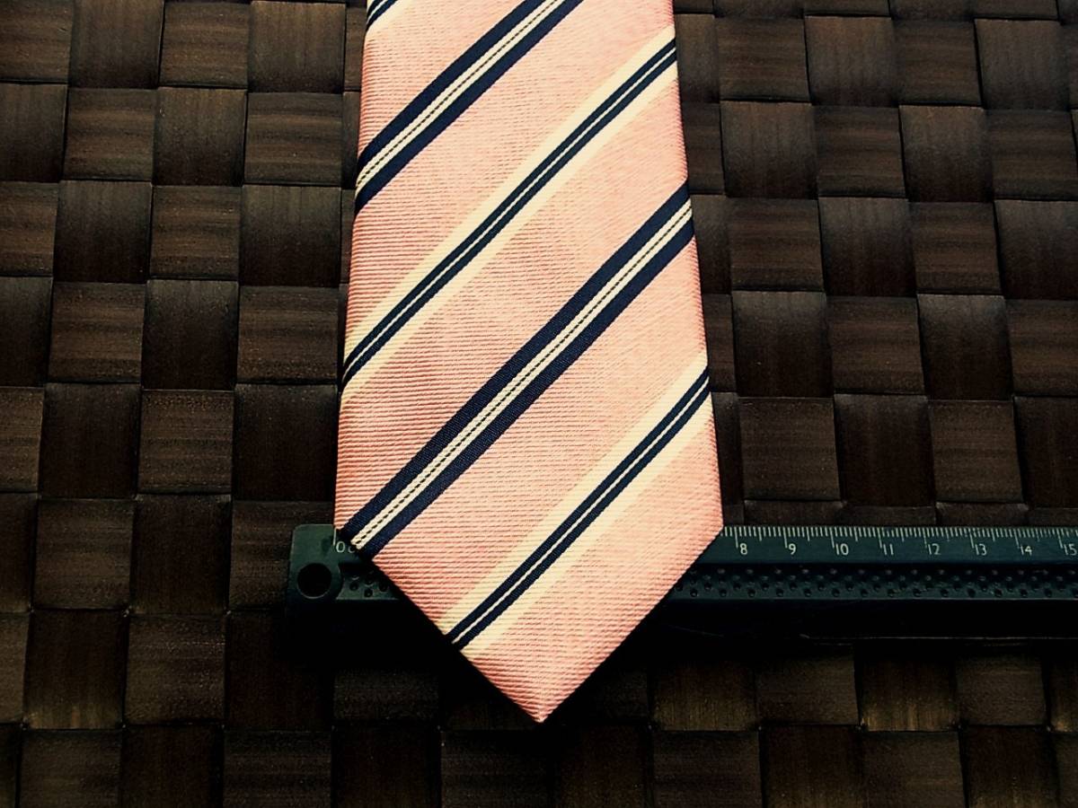 【特選】y0793美品オリヒカ「ORIHICA」ネクタイ・人気の超細ナロータイ・シルク100%拍卖