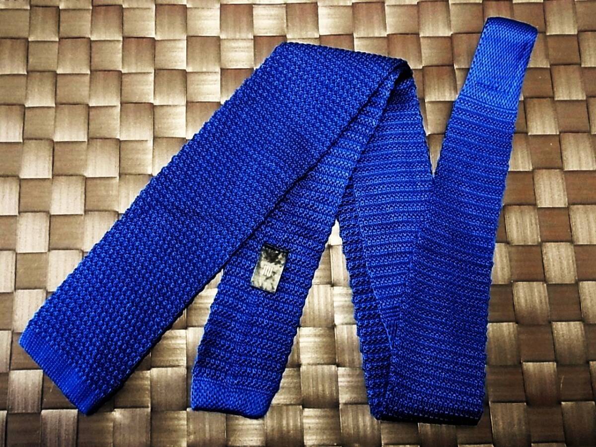 【美品 ニットタイ】0856 スーツセレクト「SUIT SELECT」ネクタイ●拍卖