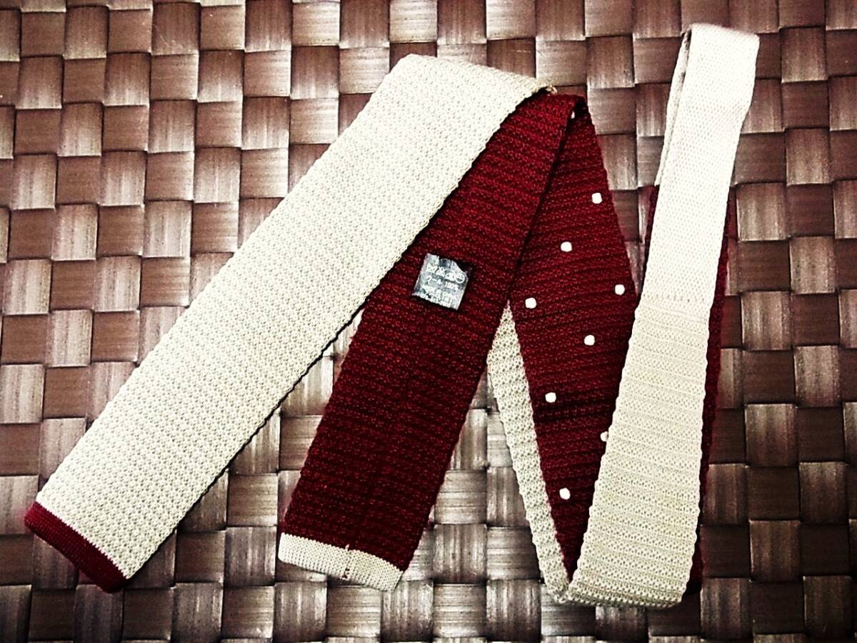 【美品 ニットタイ】0927 パーソンズ ネクタイ拍卖