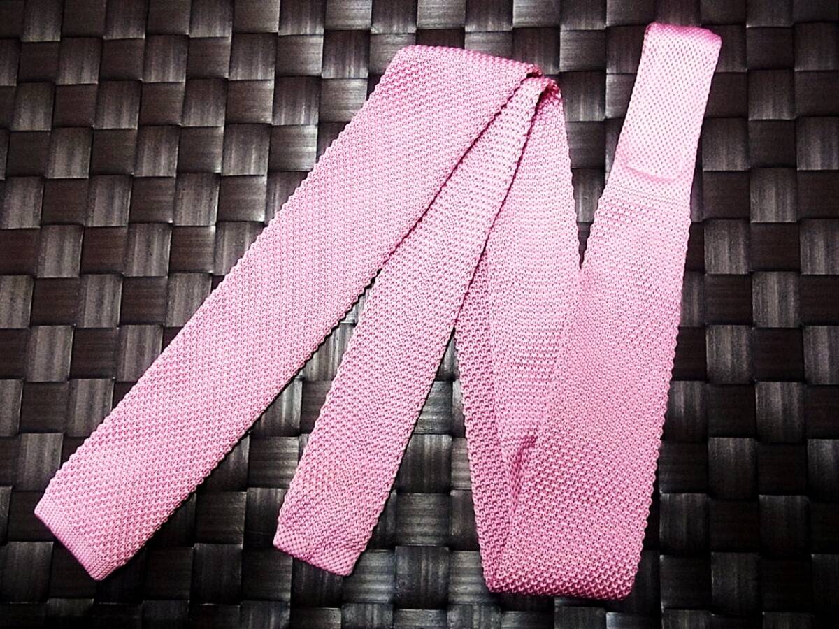 【美品 ニットタイ】0965 【ユニクロ】ネクタイ♪●拍卖