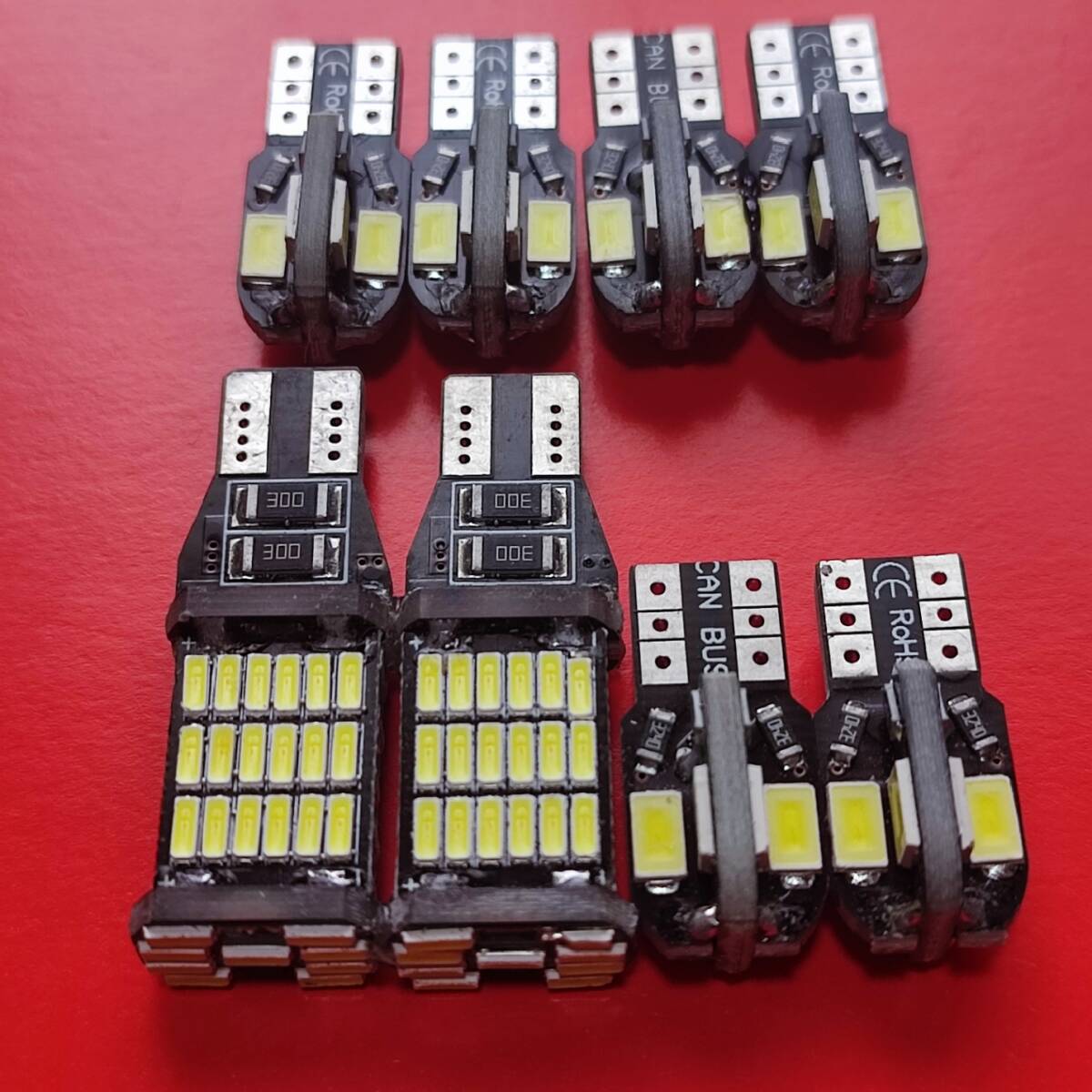 8個セット!ホンダ N-BOX スラッシュ JF1 JF2 ルームランプ バックランプ ポジション球 ナンバー灯 T10 LED /45/6/拍卖