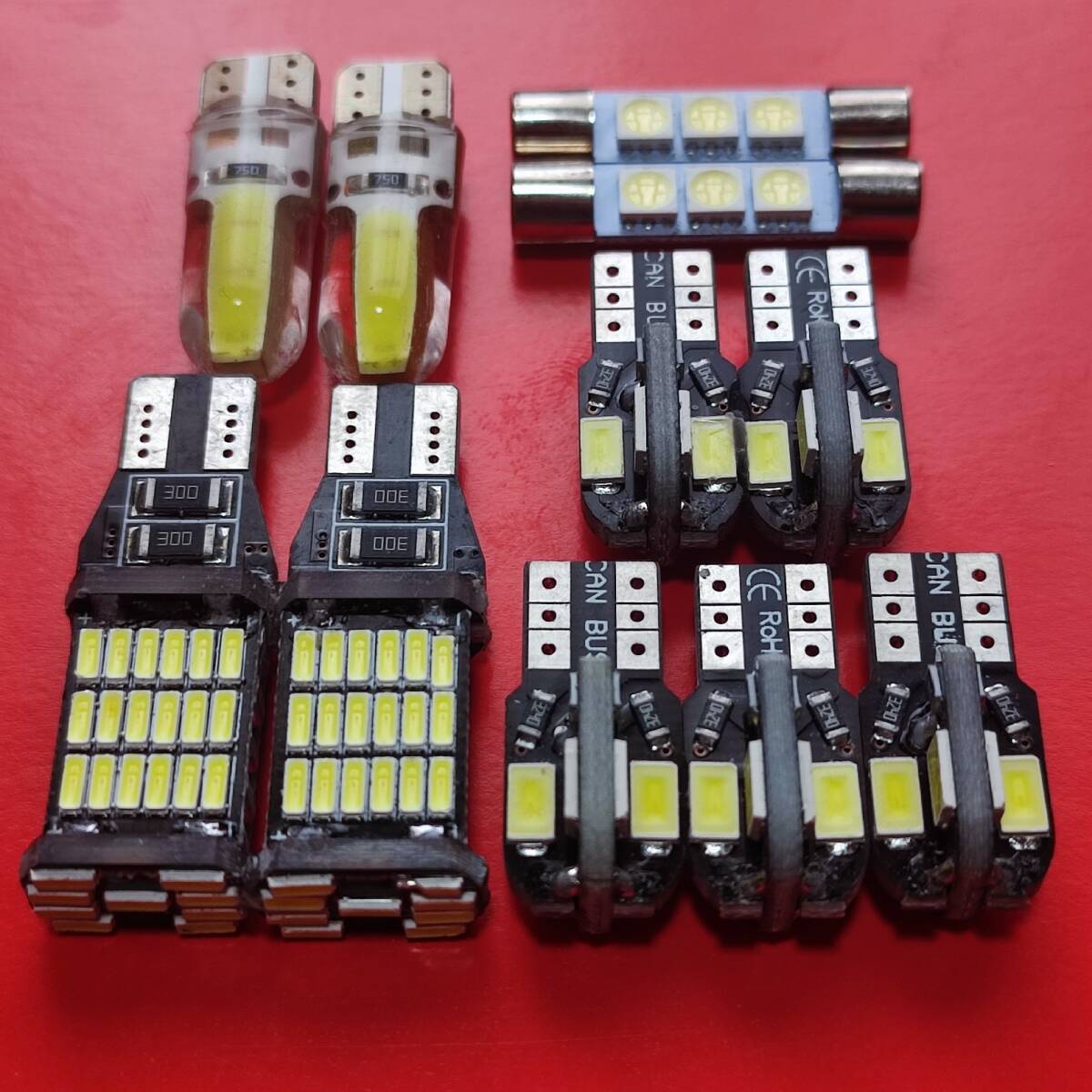 Z34 フェアレディZ 超爆光!T10 LED ルームランプ バックランプ ポジション ナンバー灯 11点セット ホワイト日産 /45/6/8/f3拍卖