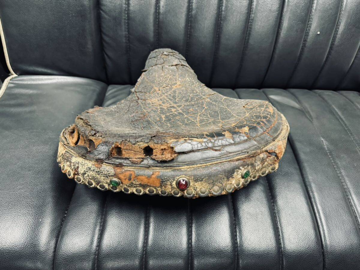 40s 純正 ナックル パン UL 当時物 デラックス ソロシート ガラスジュエル シート拍卖