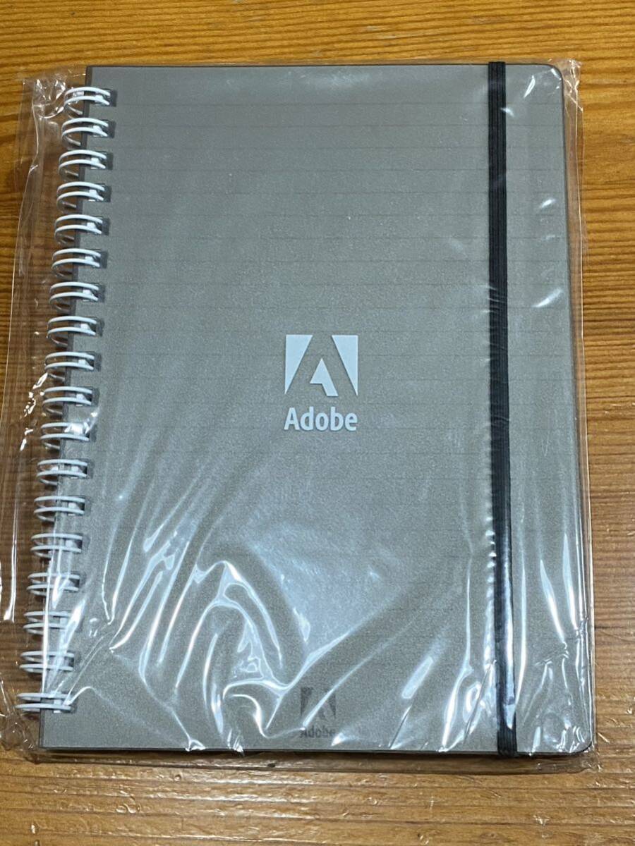 【新品未使用】Adobe★アドビ★B6版手帳★グレー★非売品拍卖