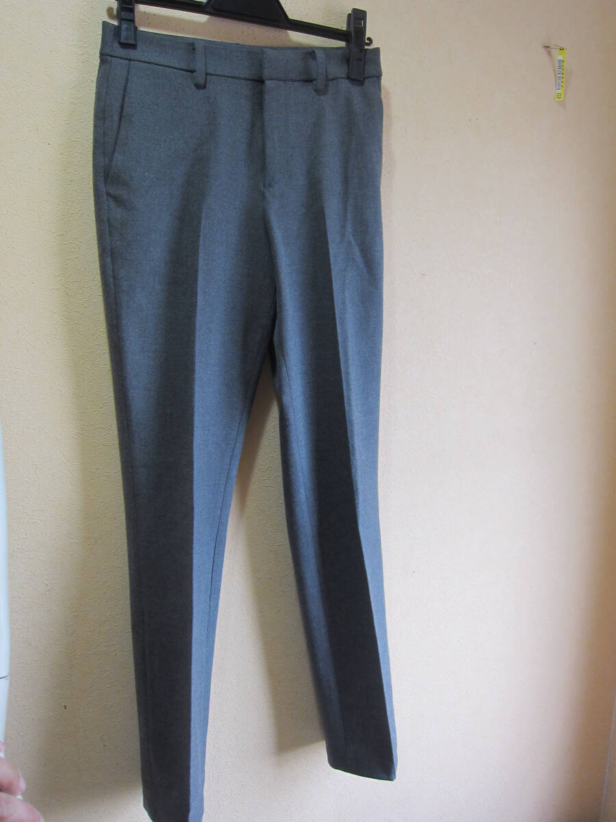 UNIQLO ユニクロ レディース W55cm 221-433586 ヒートテック スマートスリムストレートパンツ ボトム 小さいサイズ 2WAYストレッチ タ1172拍卖