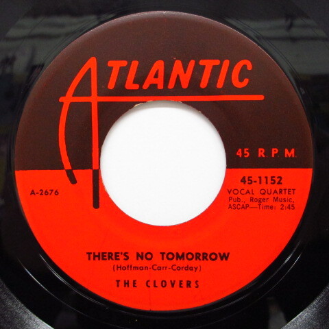 CLOVERS-There's No Tomorrow / Down In The Allley拍卖