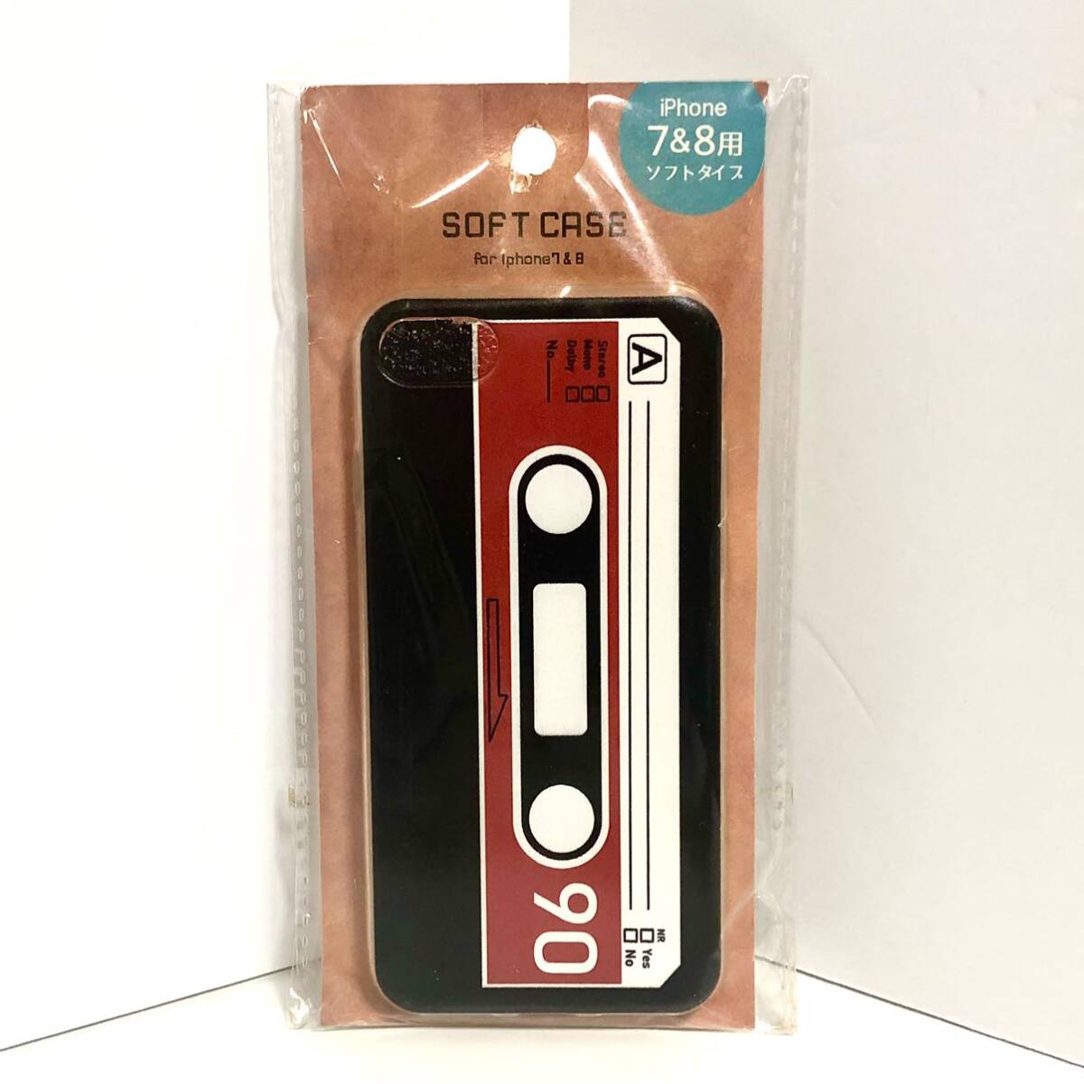 【管C】iPhone 7/8用 スマホケース ソフトケース カセット 昭和レトロ 拍卖