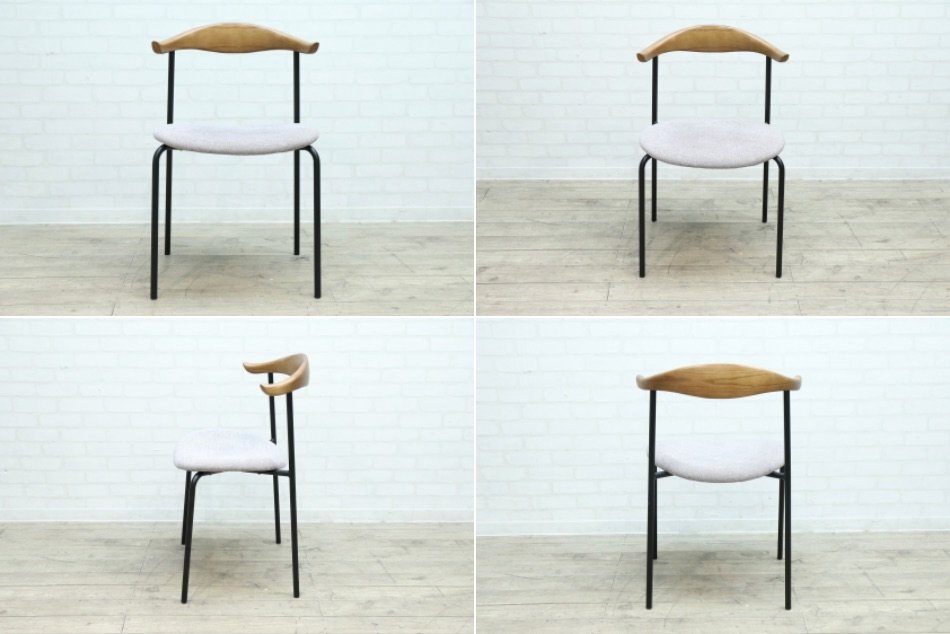 【H0271】★アトムチェア★RY-049★北欧★NOR / ノル★シングルチェア★ダイニングチェア★リビングチェア★店舗★拍卖