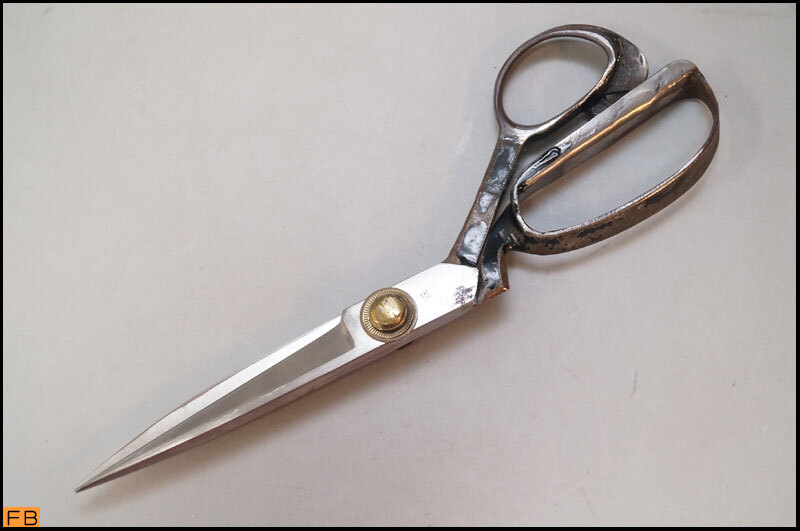 税込◆兼吉◆裁ちはさみ 東鋏 全長244mm 羅紗切鋏 裁縫道具-L3-8542拍卖