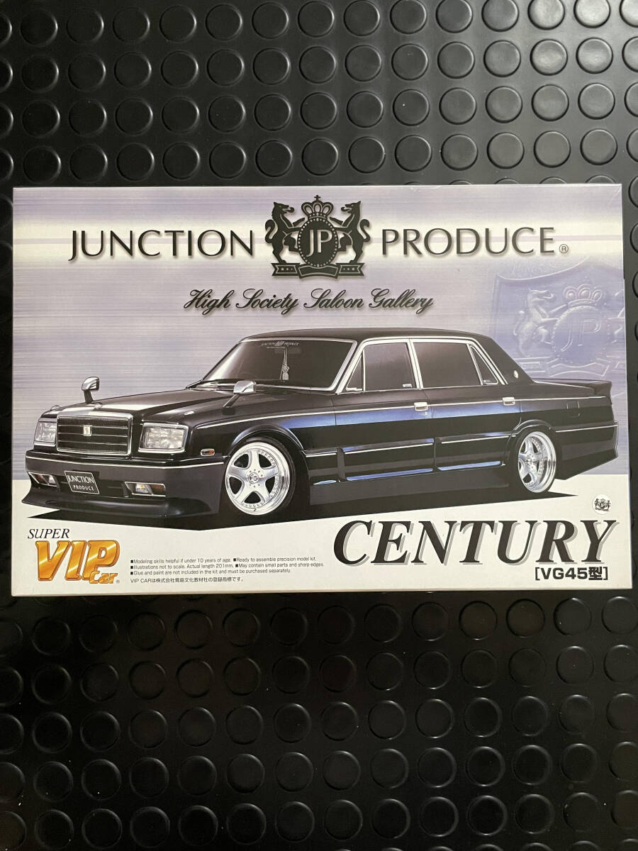 絶版品 当時品 新品 アオシマ 1/24 ジャンクションプロデュース センチュリー VG45 VIPCAR プラモデル 模型 SENTURY拍卖