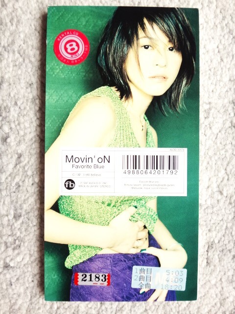 r【 Favorite Blue / Movin' oN 】レンタル品 8cmCD CDは4枚まで送料198円拍卖