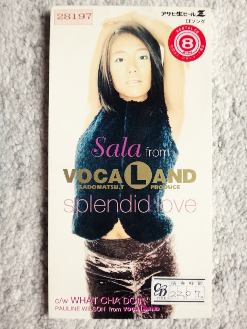 r【 Sala from VOCALAND サラ・フロム・ヴォーカランド / splendid love 】レンタル品 8cmCD CDは4枚まで送料198円拍卖