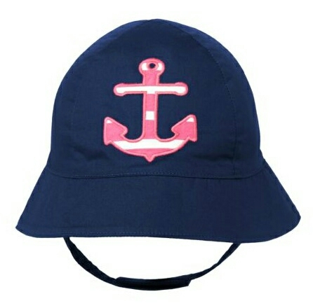 ジンボリー 【2T-3T】50 マリン いかり 帽子 サンハット 新品拍卖