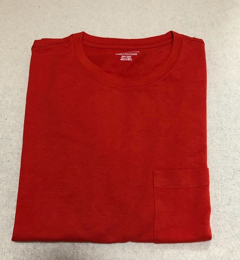 Tシャツ 半袖 丸首 ポケット付 レギュラーフィット拍卖