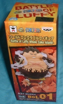 ワンピース ワールドコレクタブルフィギュア Battle of Luffy Whole Cake lsland ルフィ(タンクマン) (ホールケーキアイランド)拍卖