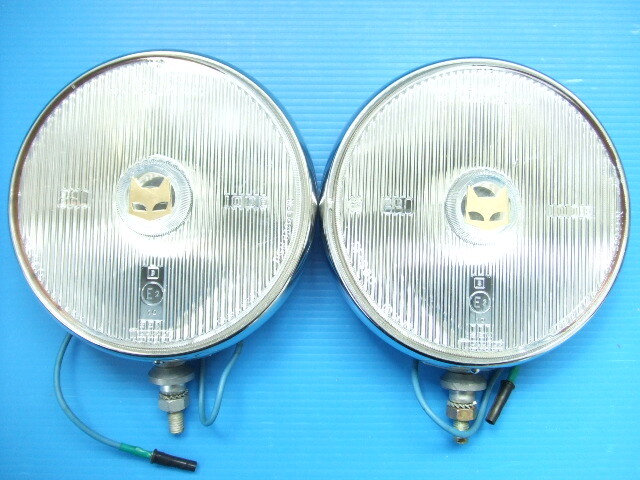 当時物 新品2個 マーシャルランプ 880 フォグランプ H3バルブ クリアレンズ 旧車 レトロ ビンテージ 補助灯 MARCHAL 丸型 丸形 丸目 sub2拍卖