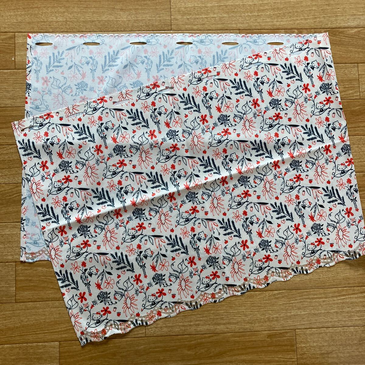 キティ☆カフェカーテン☆120×45センチ☆未使用☆E拍卖