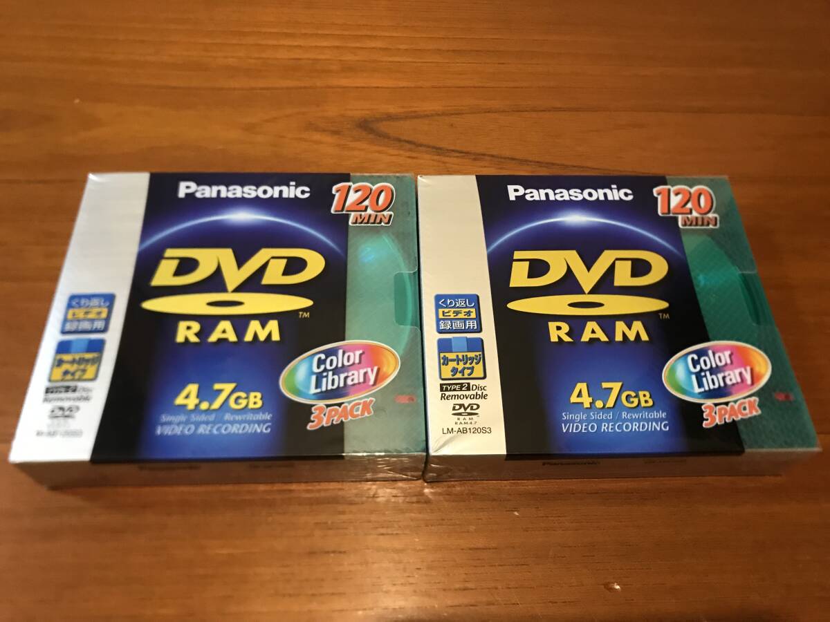 Panasonic パナソニック 録画用 DVD-RAM LM-AB120S3 6枚拍卖