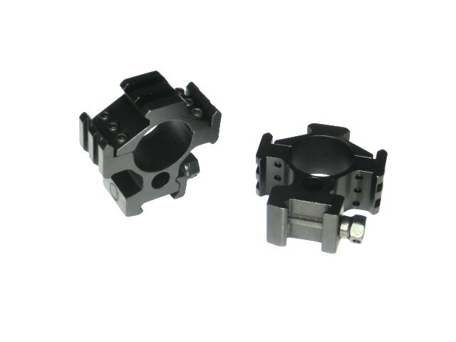 3サイド20mm拡張レールトリプルレイル30mmマウントリング新品Bタイプ直径25mm用アダプター付拍卖