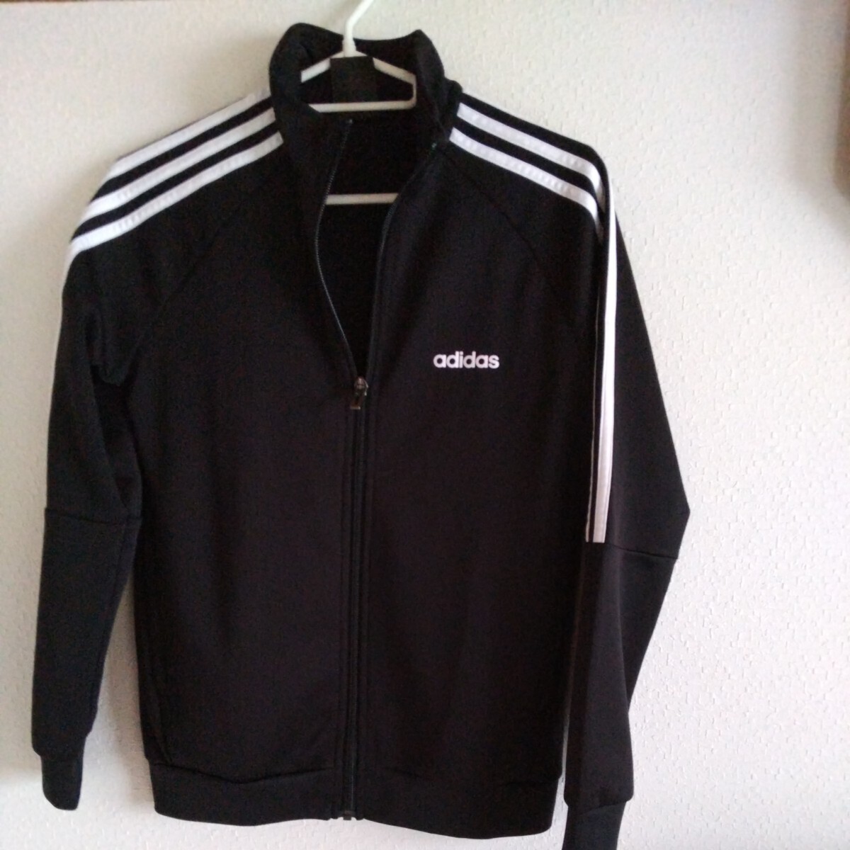 adidas 男の子 子供 150 ジャージ 上下 セットアップ アディダス ブラック拍卖