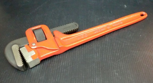 ★ 75087 MCC パイプレンチ 450㎜ スタンダード 450 スチール製 レンチ 工具 ハンドツール 未使用 ★*拍卖
