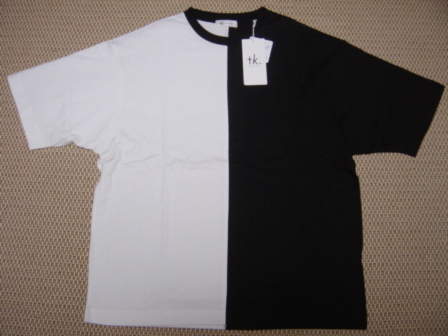 新品未使用☆TKタケオキクチ ハーフ&ハーフTシャツ(M)拍卖