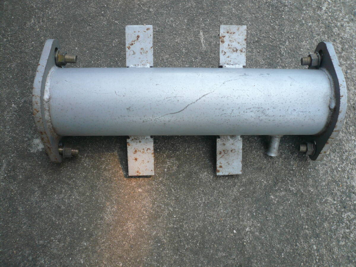 社外 触媒 アダプター ストレート センサー取り付け穴 遮熱板取り付けステー付き 未使用品 当時物希少素人長期保管品拍卖