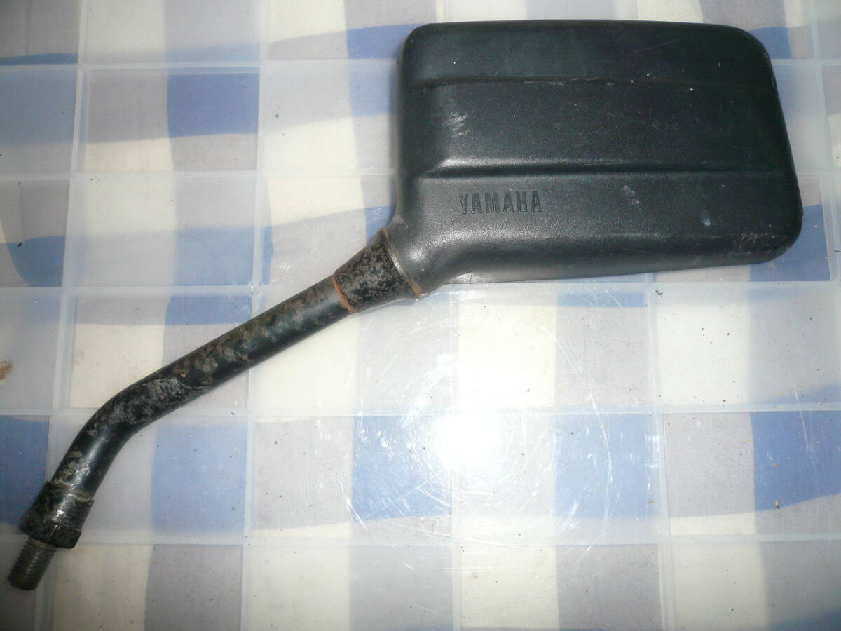 YAMAHA ヤマハ 10mm 逆ねじ 左 ミラー 当時物希少素人長期保管品拍卖