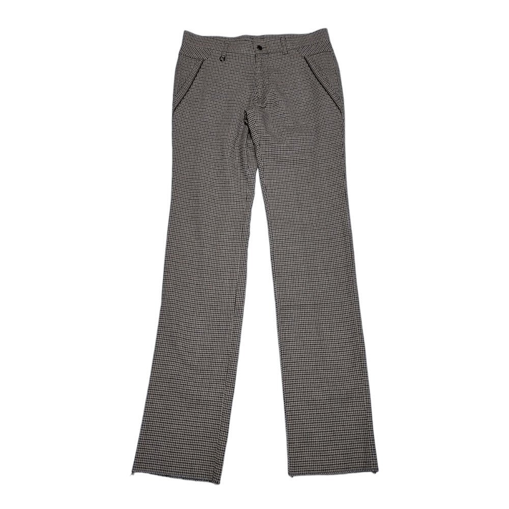 新品正規70%OFF COMME CA DU MODE MEN コムサメン 日本製 ウールコットン パンツ S 千鳥格子 ローライズ 茶 秋冬 e1615s拍卖