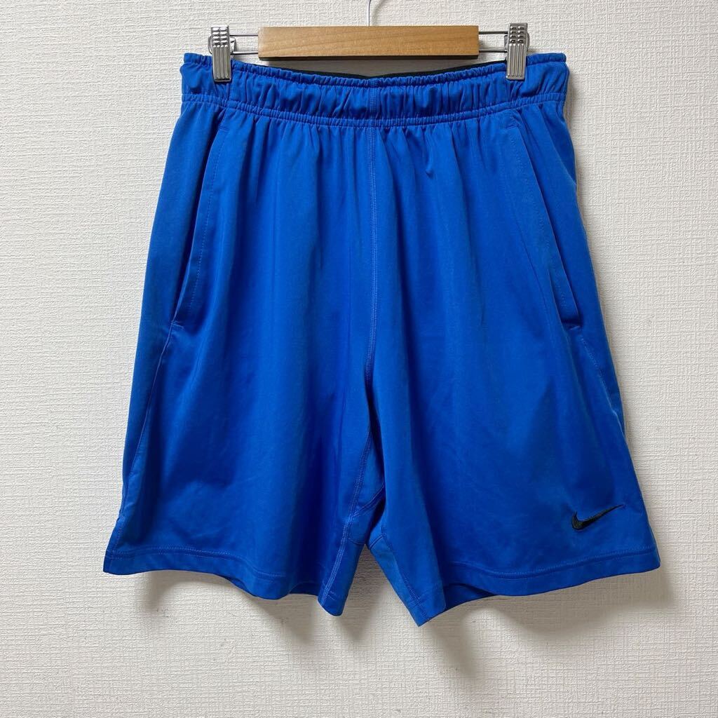 NIKE ナイキ ハーフパンツ Mサイズ ブルー ポリエステル拍卖