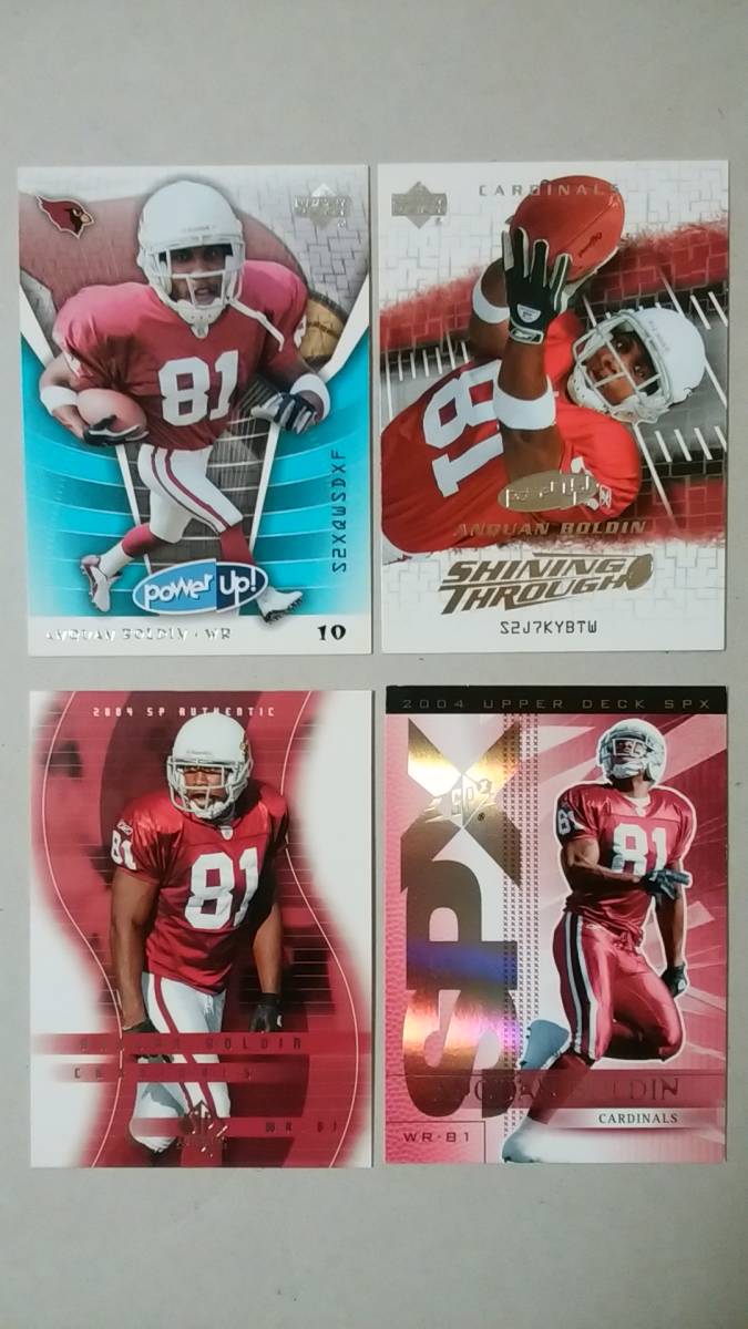 NFLカード ANQUAN BOLDIN 11種 カーディナルス WR拍卖