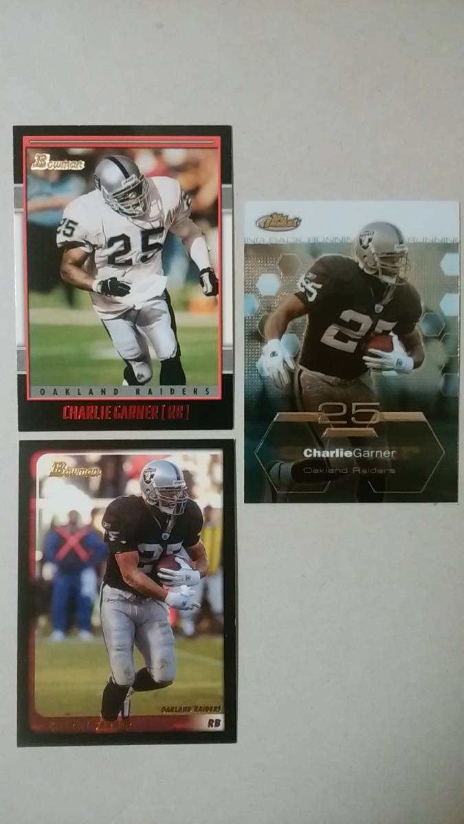 NFLカード CHARLIE GARNER 11種 レイダース RB拍卖