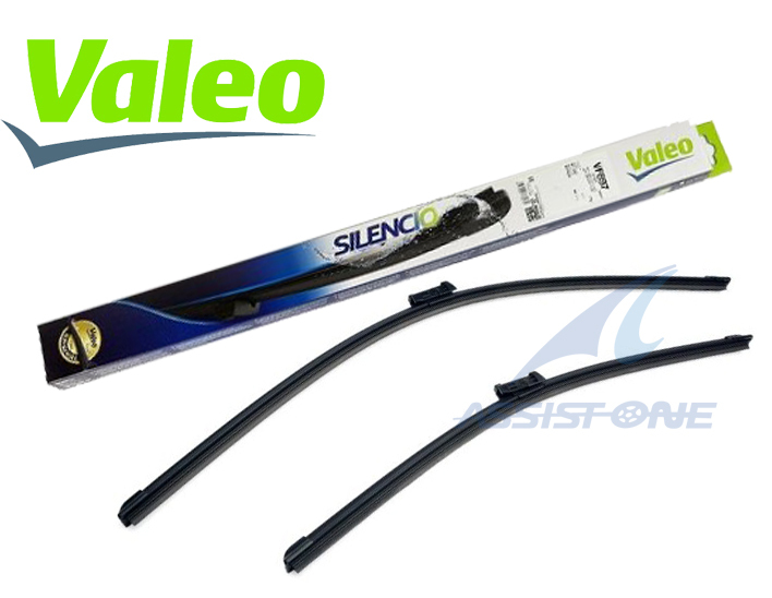 VALEO製 AUDI アウディ Q7 SQ7 4M 右ハンドル用 エアロ フロントワイパーブレード ワイパーブレード 左右セット 4M2998002拍卖