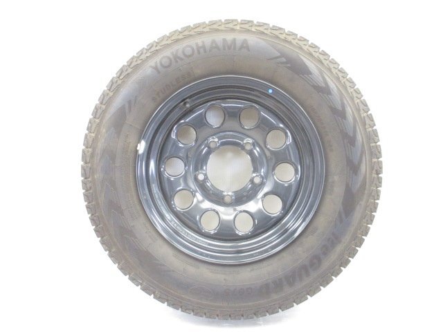 【即決有】 1本 ジムニー シエラ JB74W 純正 スチール ホイール スタッドレス タイヤ 195/80R15 ice GUARD G075 2021年製 (B039188)拍卖