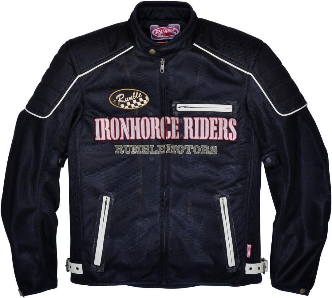 【53%引】(4407)ランブル RUB-033 ブラック(LL)バイク用メッシュジャケット拍卖