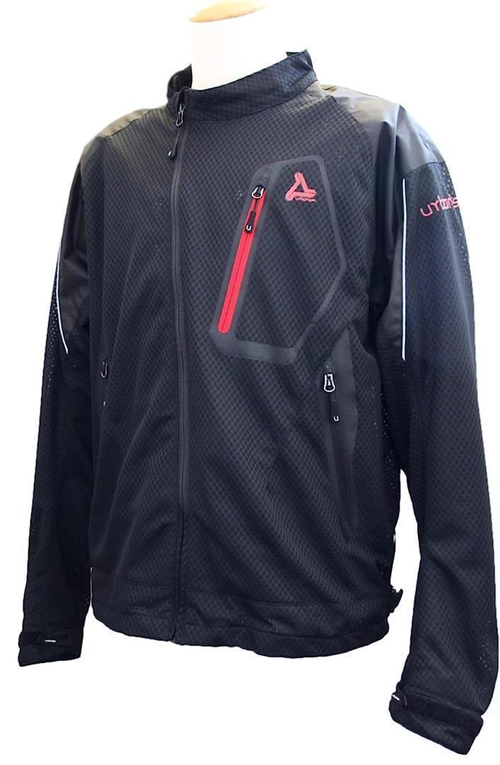 【47%引】(6135)アーバニズム UNJ-066(3L)ブラックレッド メッシュジャケット拍卖