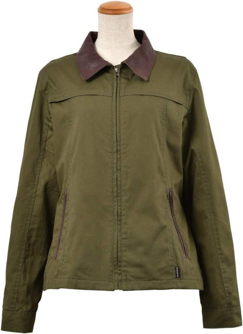 【42%引】(3812)ロッソスタイルラボ ROJ-94カーキ(LL)レザーカラージャケット拍卖