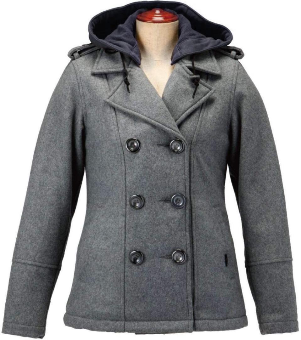 【45%引】(0992)ロッソ ROJ-917 ライトグレー(S)メルトンピーコート拍卖