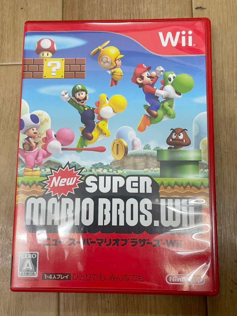 NewスーパーマリオブラザーズWii ソフト拍卖