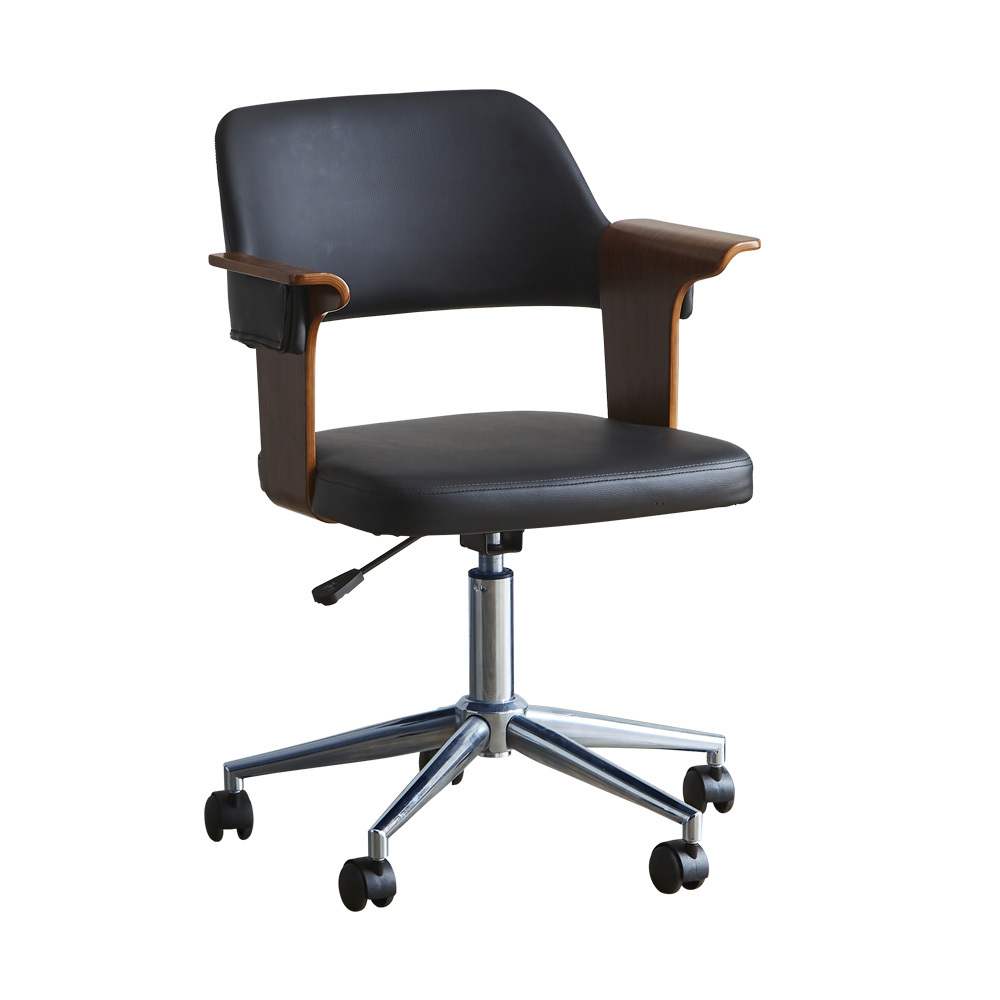 曲線が美しいデスクチェア SH-23-KDW-BR ブラウン拍卖