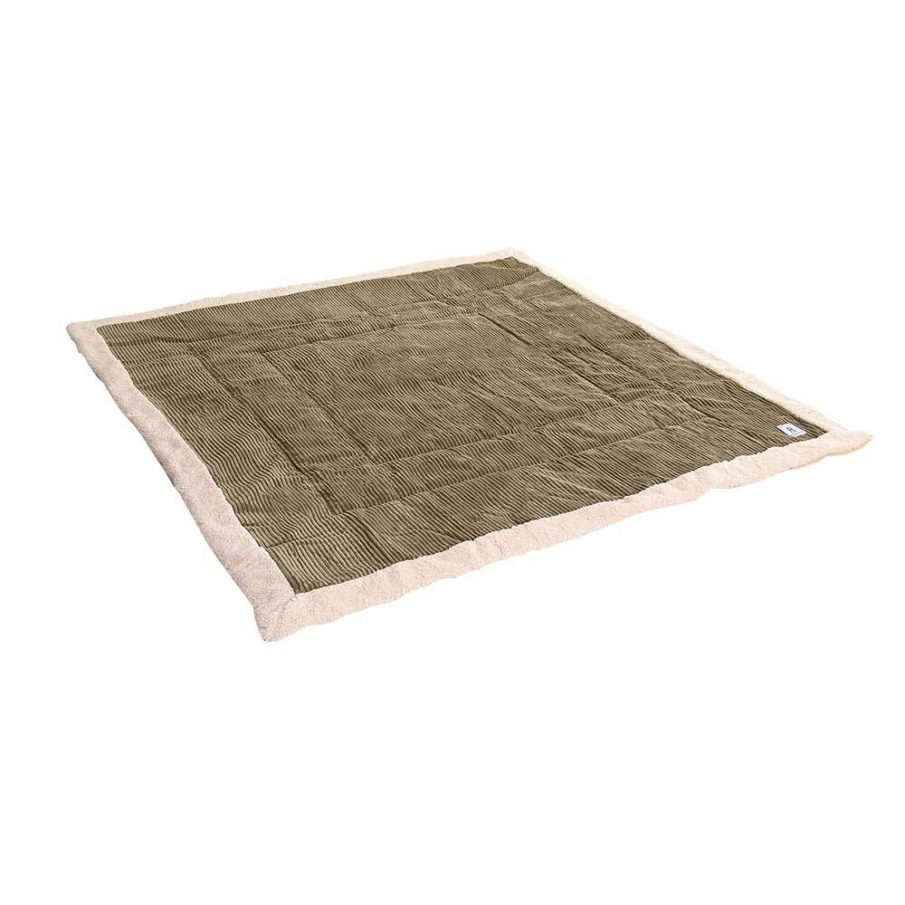 おしゃれなコーデュロイ生地の薄掛けこたつ布団 正方形(190×190cm)単品【mou-ムー-】 SH-01-SCDR-KH カーキ拍卖