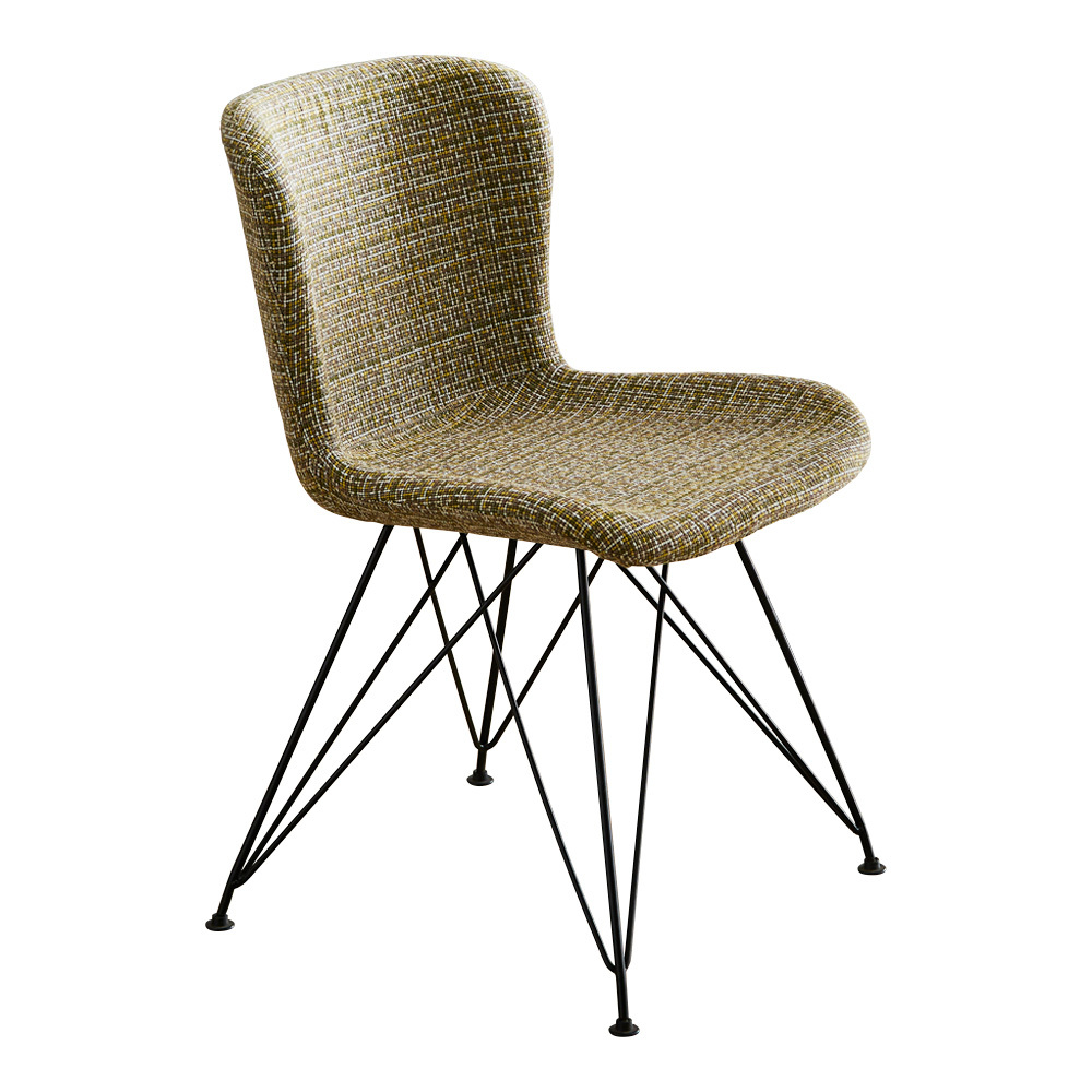 体にフィットする ファブリックダイニングチェア(単品) SH-22-FFC-YE イエロー拍卖