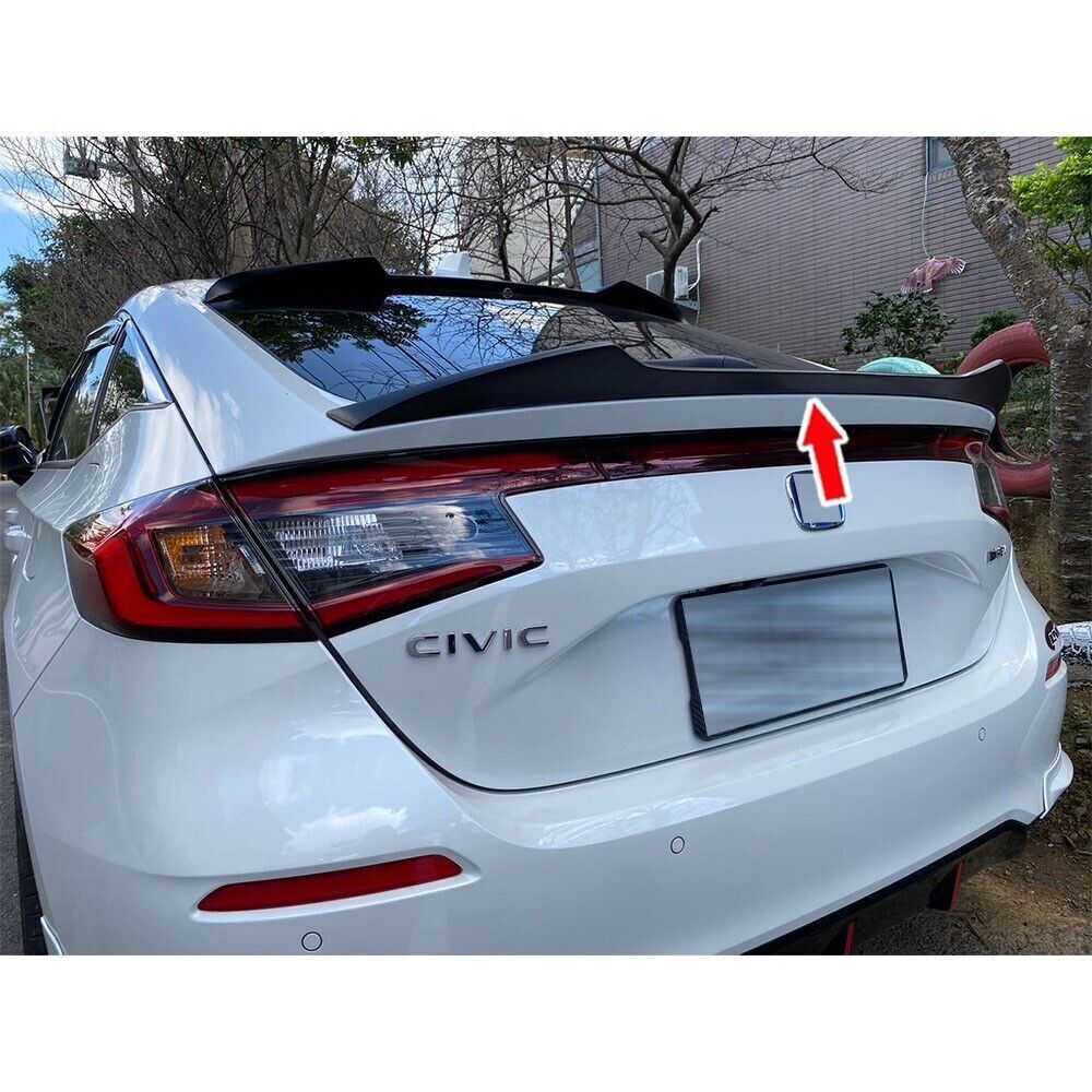 塗装込み 2021-2024 ホンダ シビック ハッチバック 11代目 FL1 FL4 リアトランクスポイラー ウィング V TYPE FRPの材質 各純正色対応拍卖