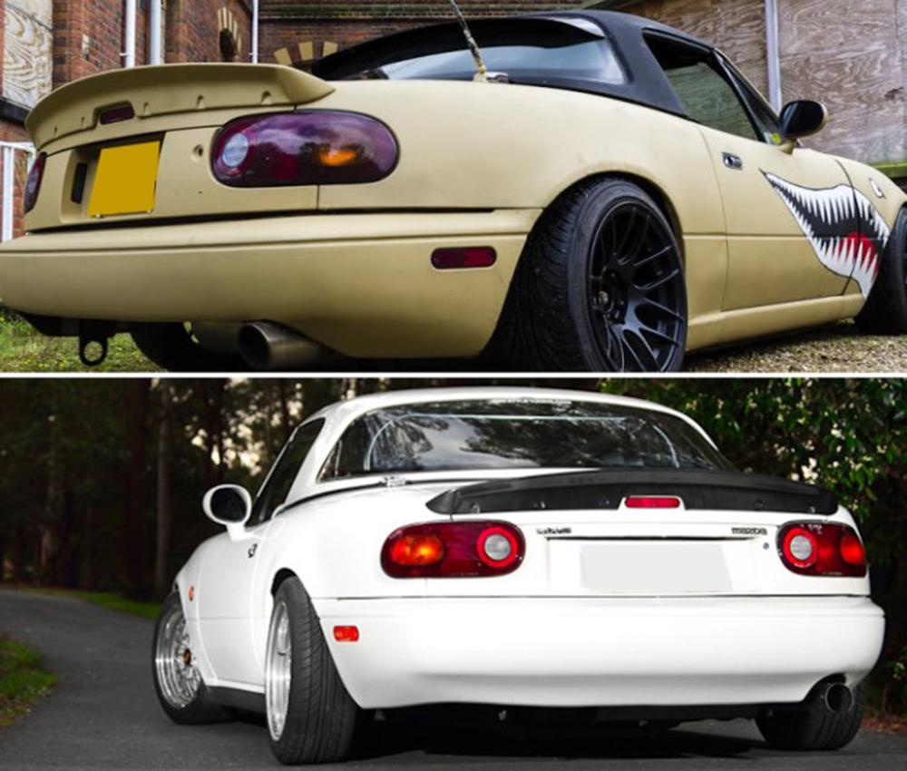 *在庫有即発送* 1990-1997 マツダ MX5 MX-5 ロードスター NA系 初代 MIATA エアロ 未塗装の素地 リアスポイラー トランクスポイラー KG ABS拍卖