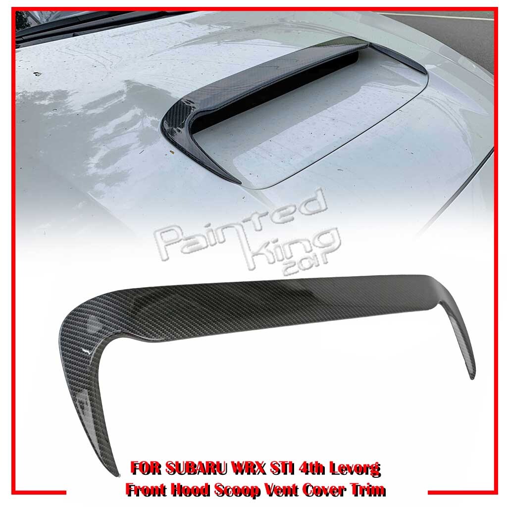 *在庫有即発送* 2015-2021 スバル WRX STI レヴォーグ ワゴン VM4/VMG カーボン調 ABS製 フロントボンネット エアスクープ カバー フレーム拍卖